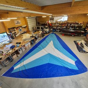 Code D, Spi Asymétrique enroulable Triradial 71m2, Océanis 35